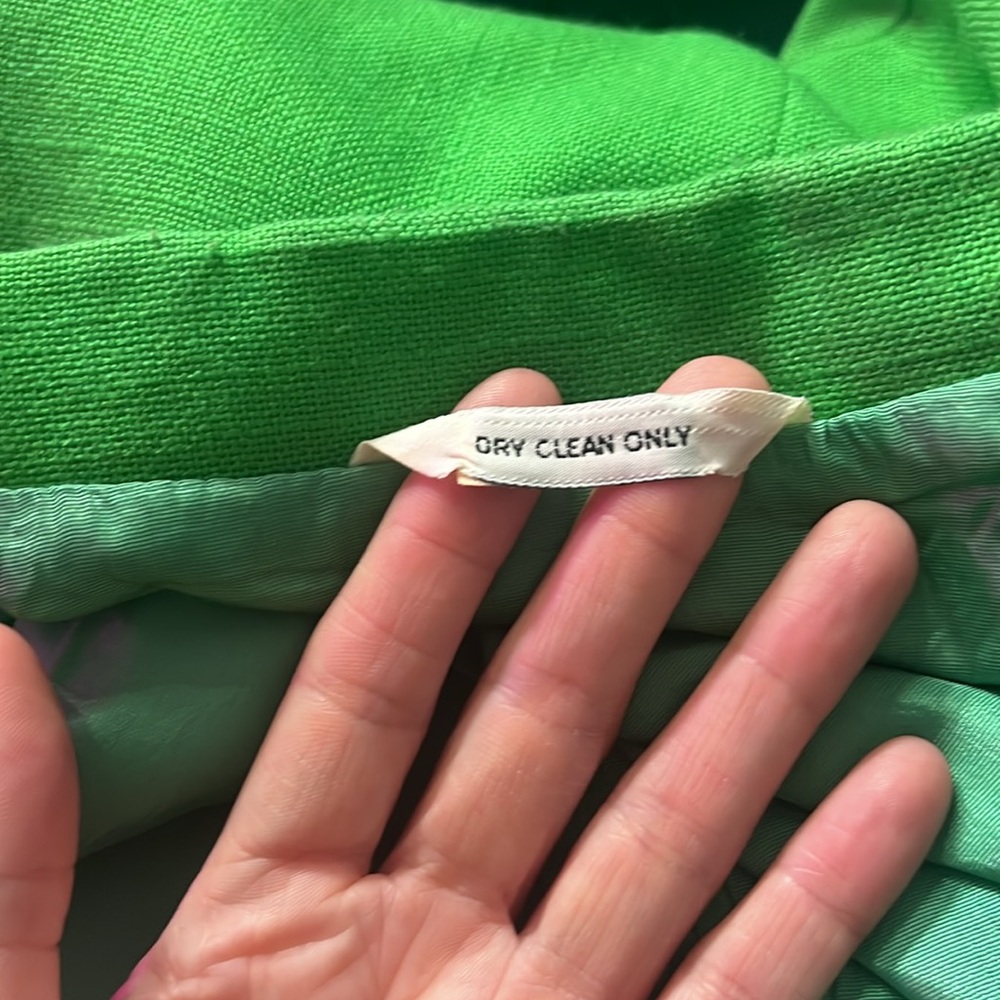 Vintage Oscar de la Renta Like Green Blazer SMALL - Picture 8 of 8